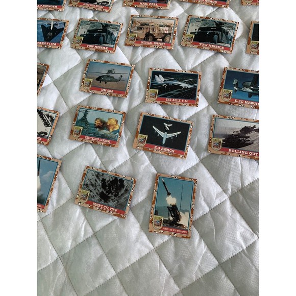 1991 Lot of 57 TOPPS Desert Storm 2nd Series Trading Cards Vintage 🇺🇸🇺🇸 - Picture 7 of 12